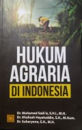 Hukum Agraria di Indonesia
