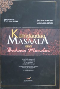 Kalindaqdaq Masaala dalam Bahasa Mandar